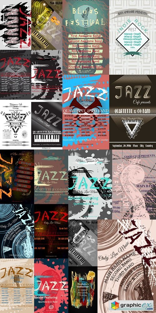 Jazz poster template 2