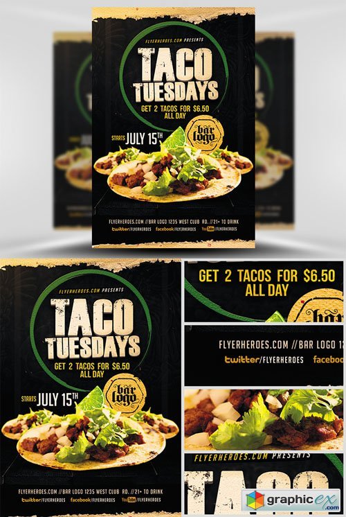Taco Tuesdays Flyer Template