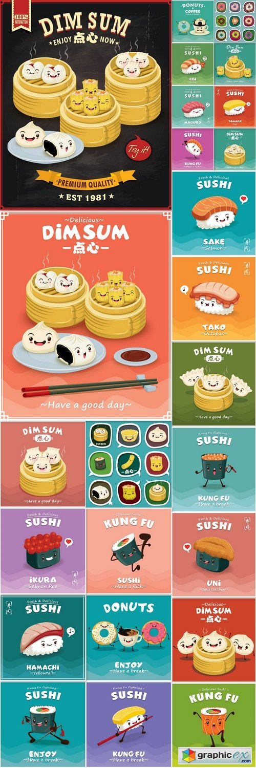 Sushi poster design 3