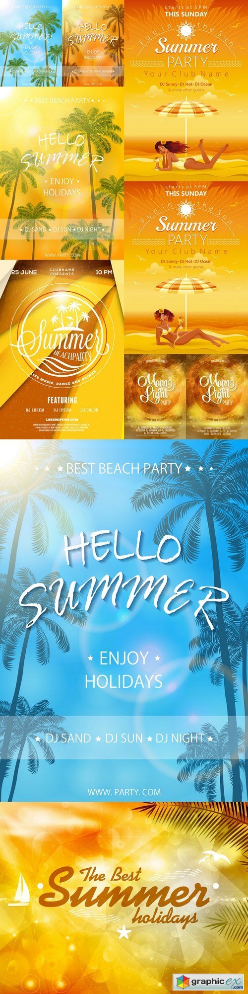 Summer party poster