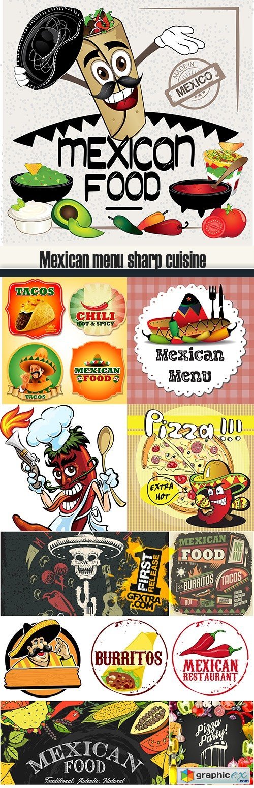 Mexican menu sharp cuisine