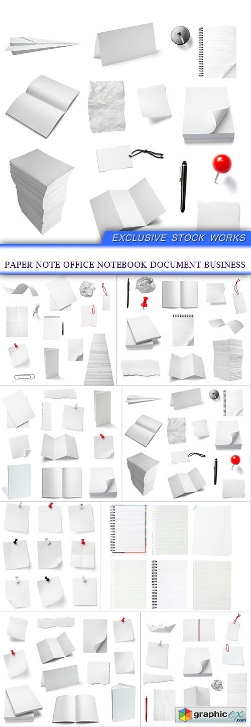 Paper note office notebook document business 8X JPEG