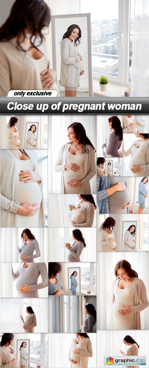 Close up of pregnant woman - 20 UHQ JPEG