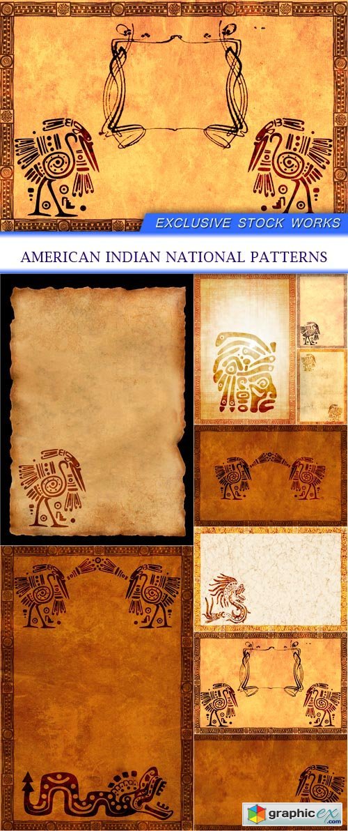 American Indian national patterns 9X JPEG