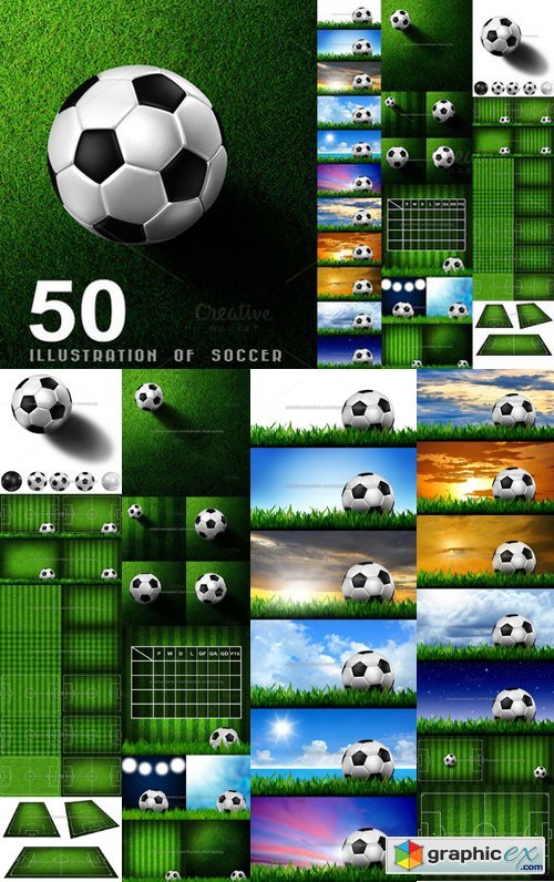 50 Illustration of soccer