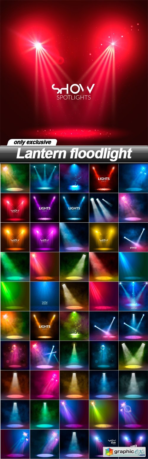 Lantern floodlight - 50 EPS