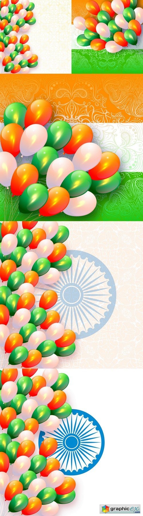 Indian flag colors. Independence Day