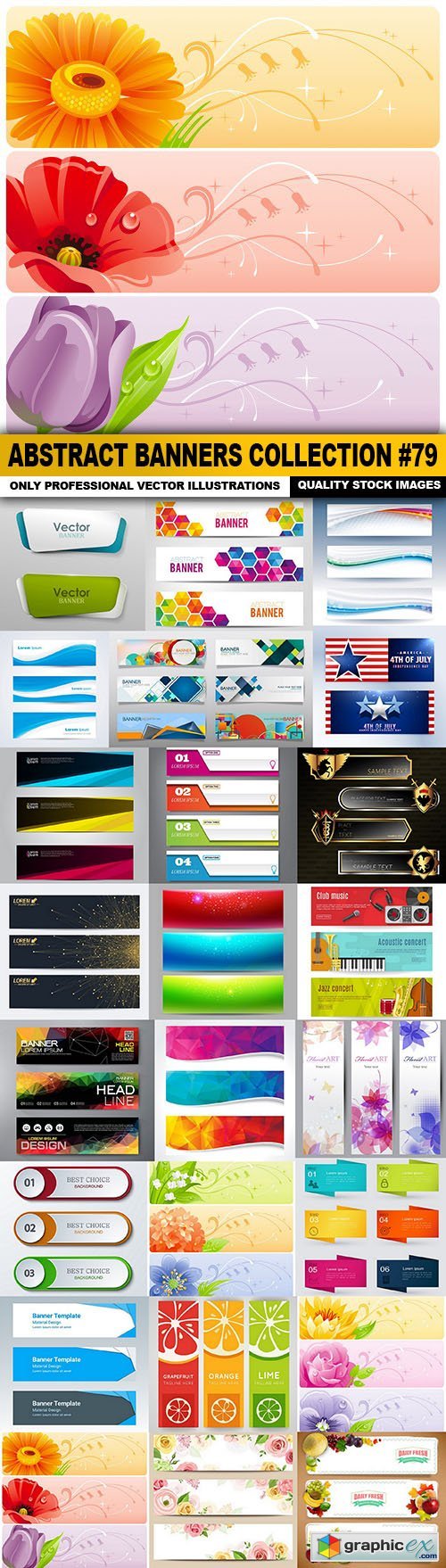 Abstract Banners Collection #79