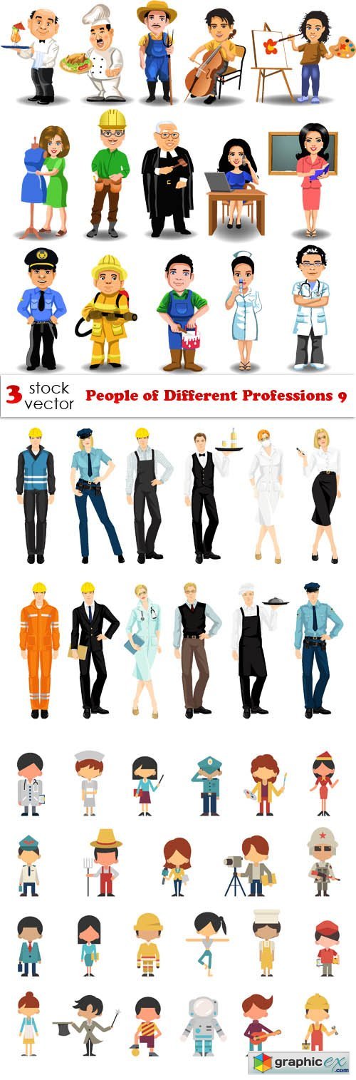 People of Different Professions 9