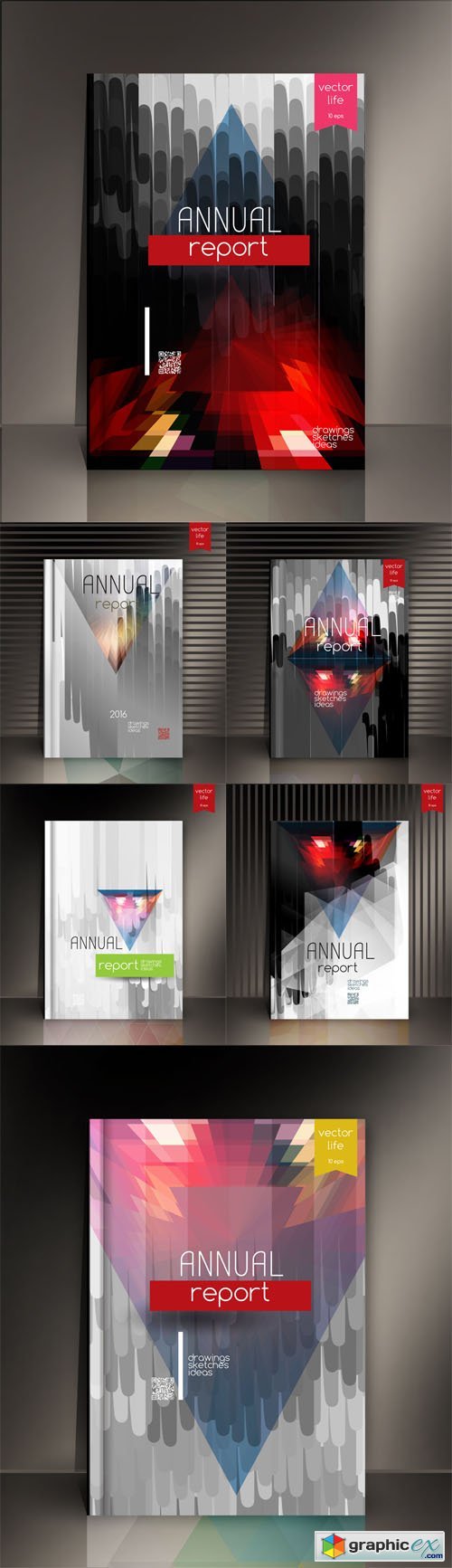 Modern Concept of Cover Design in the Polygonal Style