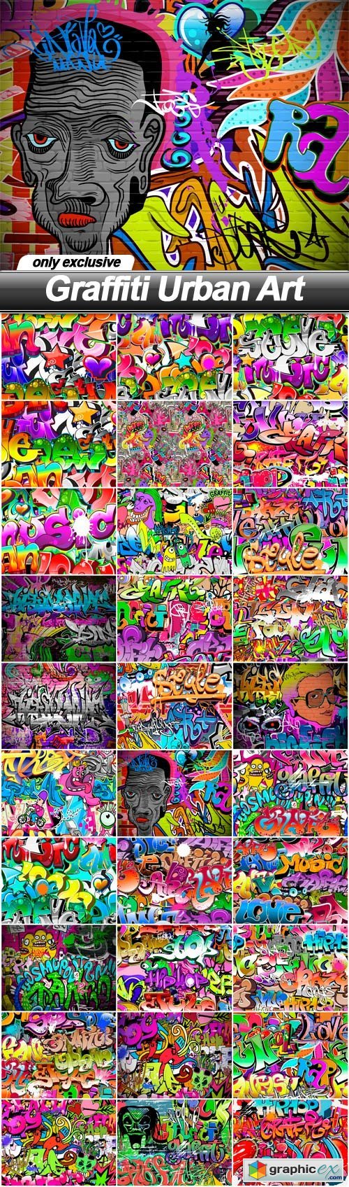 Graffiti Urban Art - 30 EPS