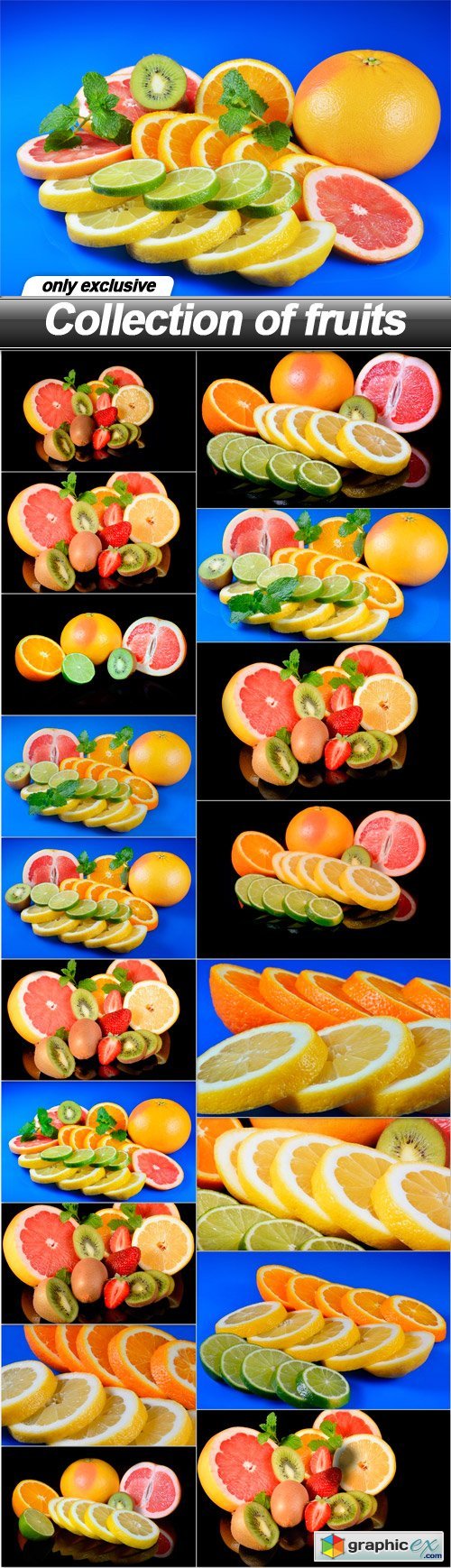 Collection of fruits - 18 UHQ JPEG