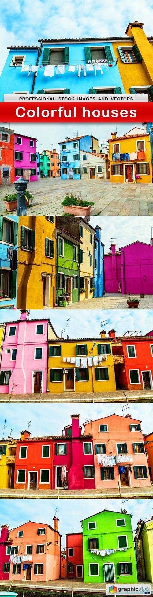 Colorful houses - 6 UHQ JPEG