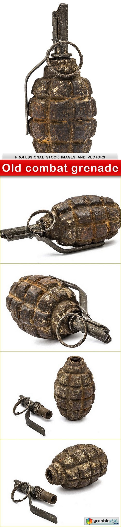 Old combat grenade - 5 UHQ JPEG