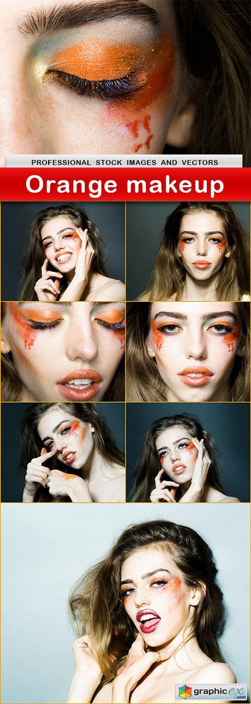 Orange makeup - 8 UHQ JPEG