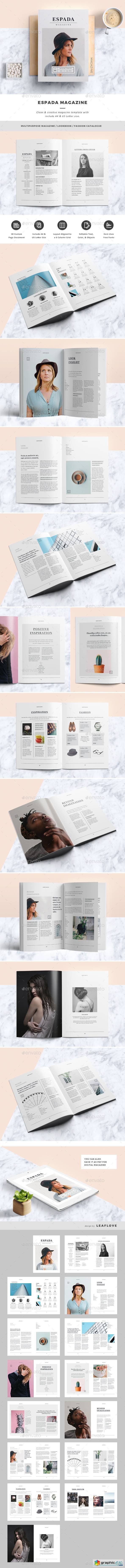Magazine / Clean & Creative Magazine Template