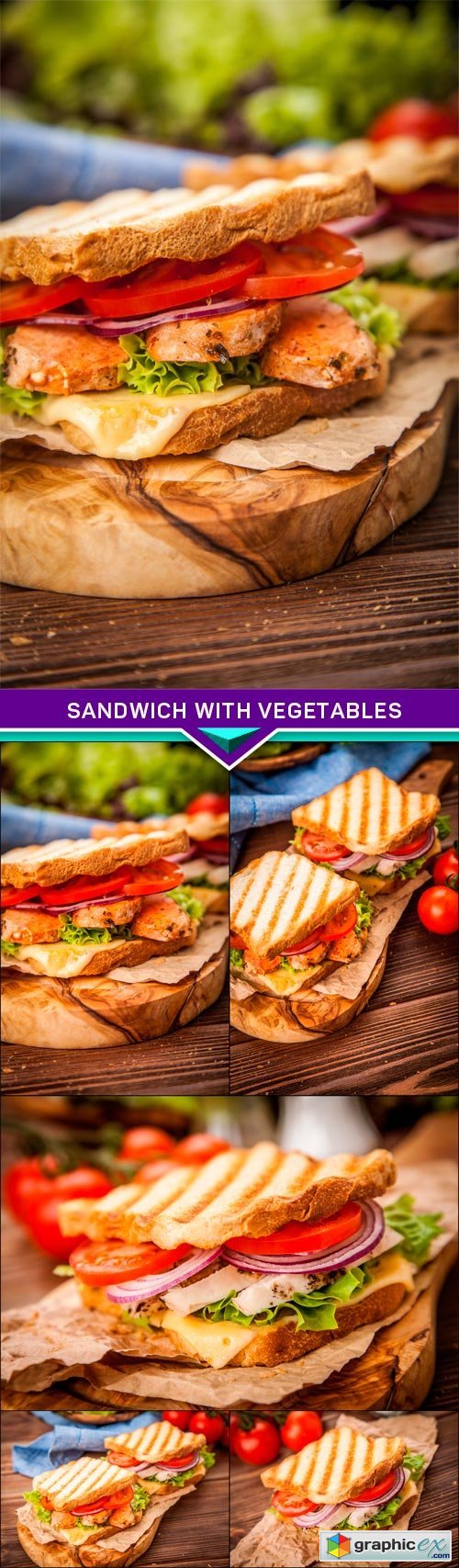 Sandwich with vegetables 5x JPEG