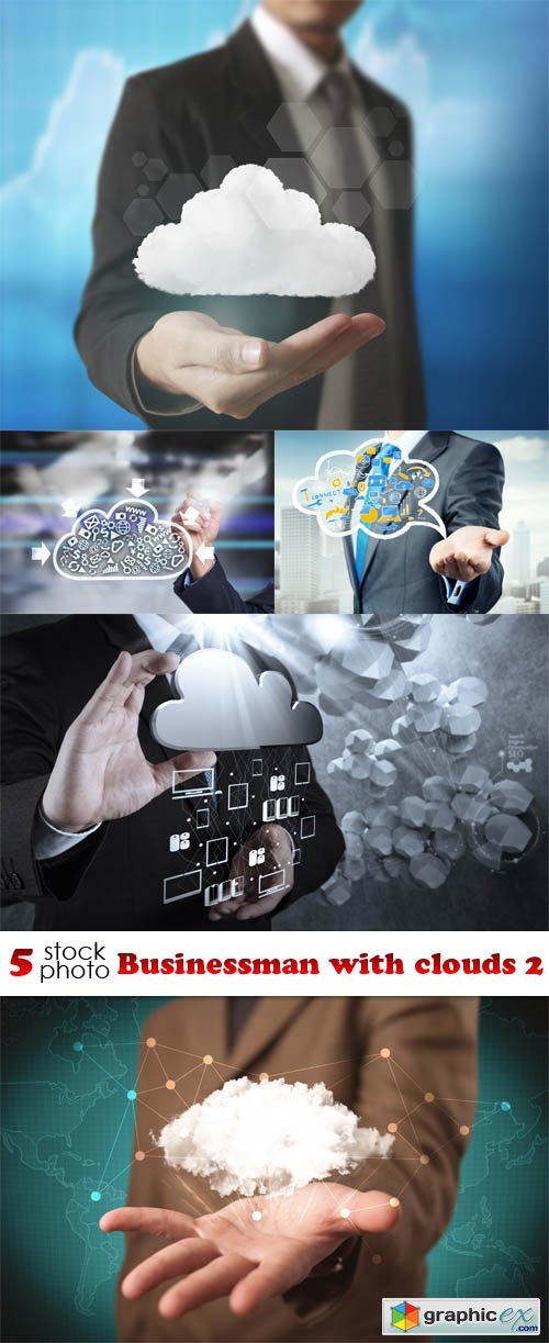 Photos - Businessman with clouds 2