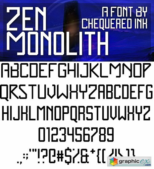 Zen Monolith font