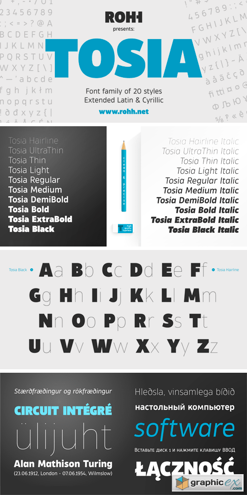 Tosia Font Family