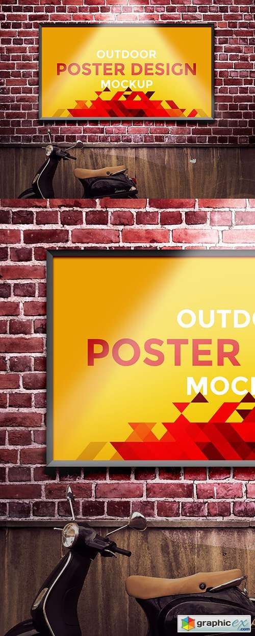 PSD Mock-Up - Outdoor Poster Design