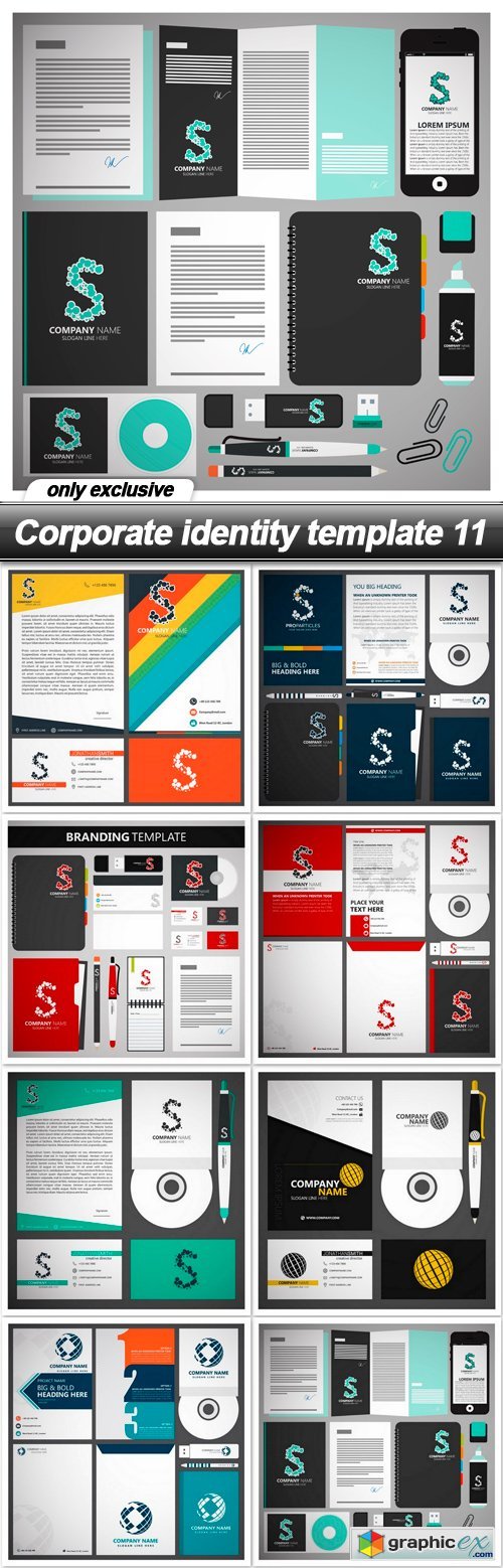 Corporate Identity Template 12 - 8 EPS