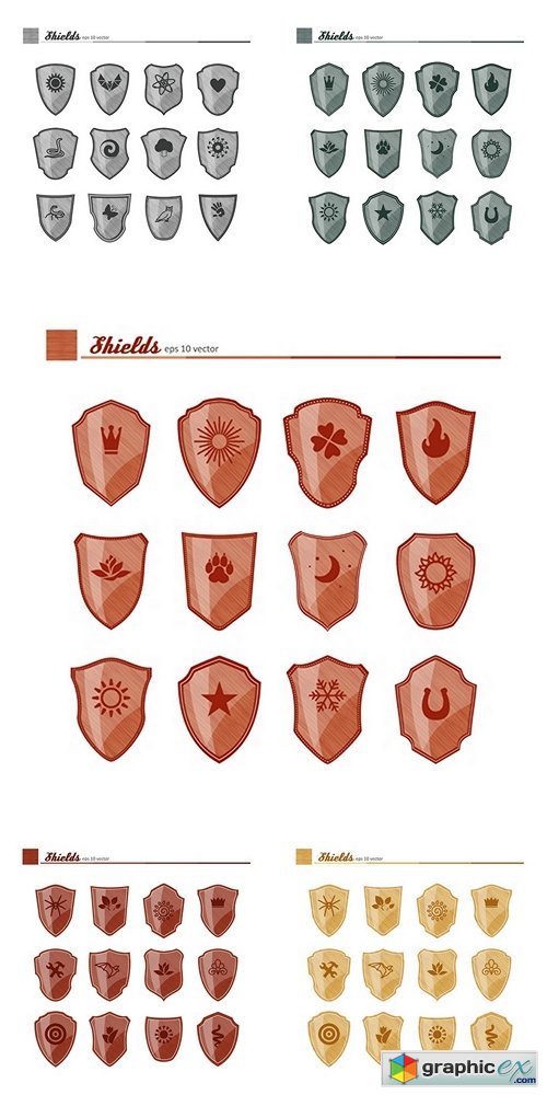 Shields with neutral symbols