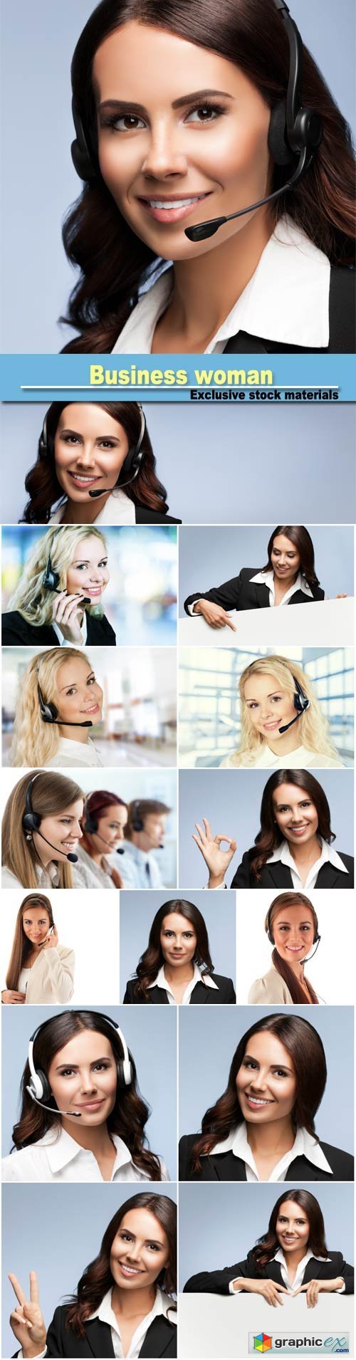 Business woman, women operators