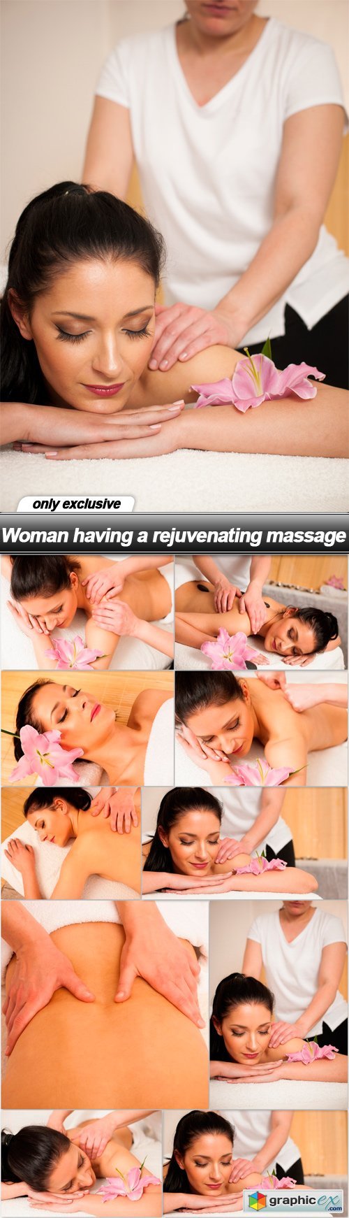 Woman having a rejuvenating massage - 10 UHQ JPEG