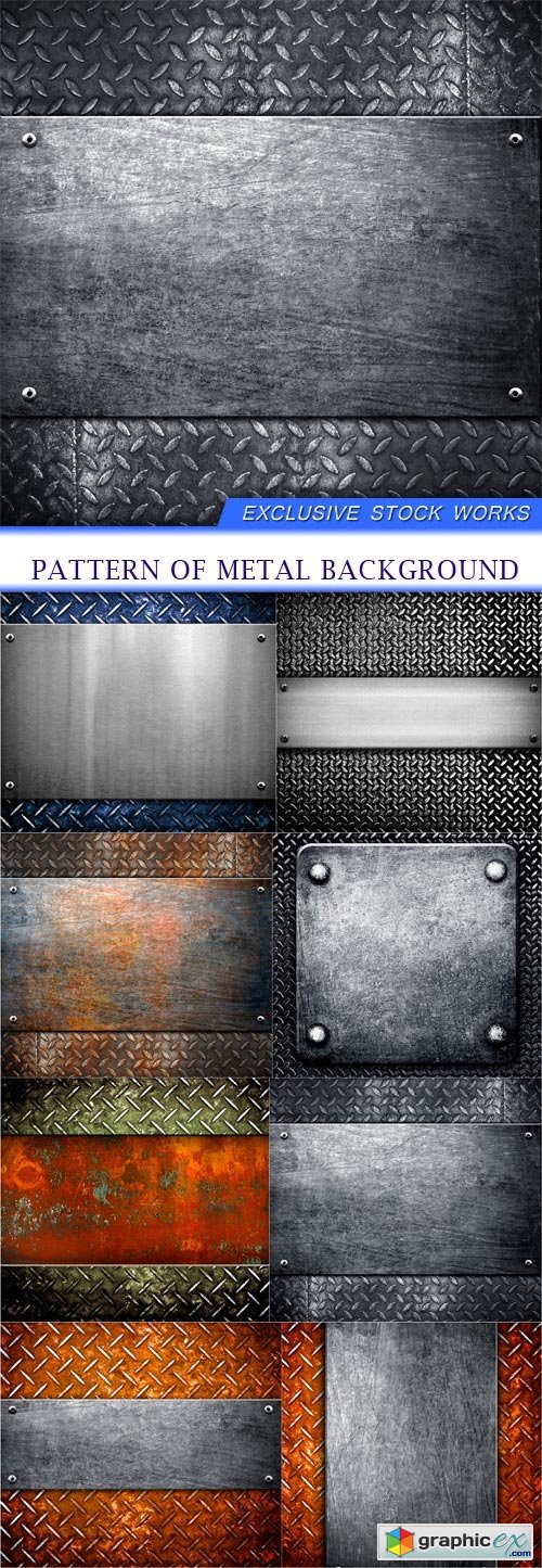 pattern of metal background 8X JPEG