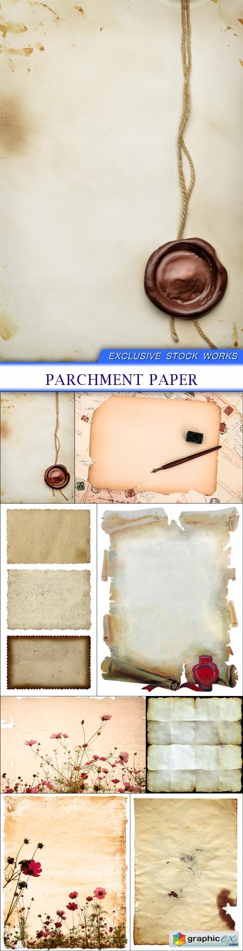 parchment paper 8X JPEG