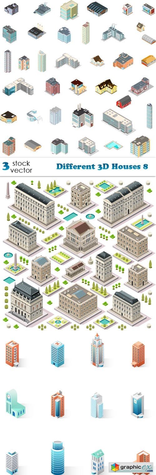 Different 3D Houses 8