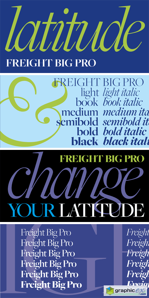 Freight Big Pro Font Family