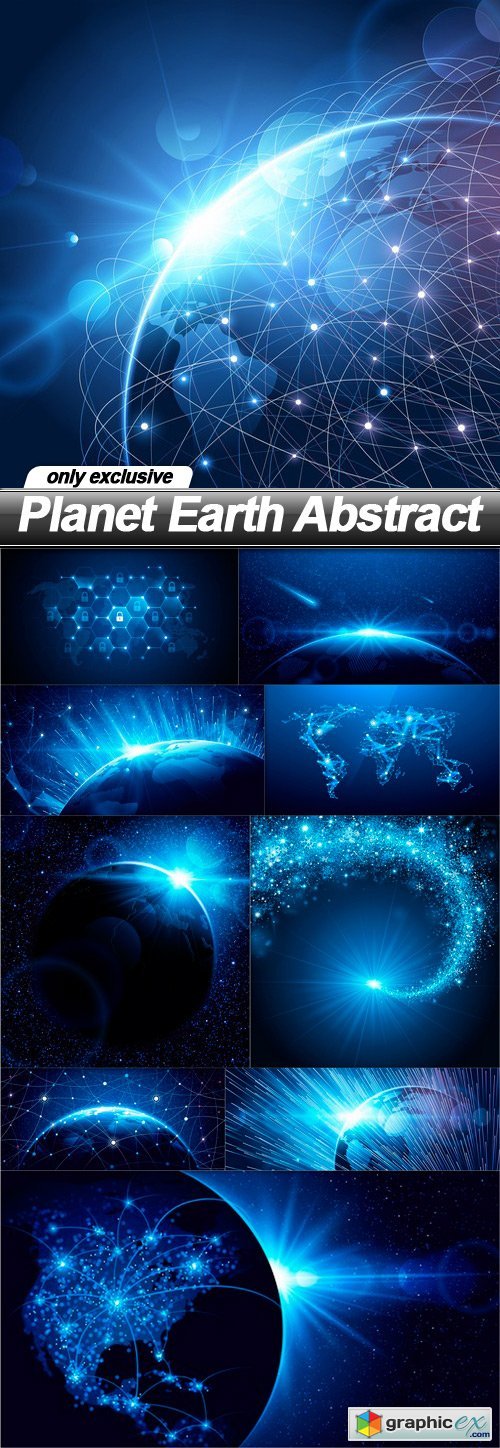 Planet Earth Abstract - 10 EPS