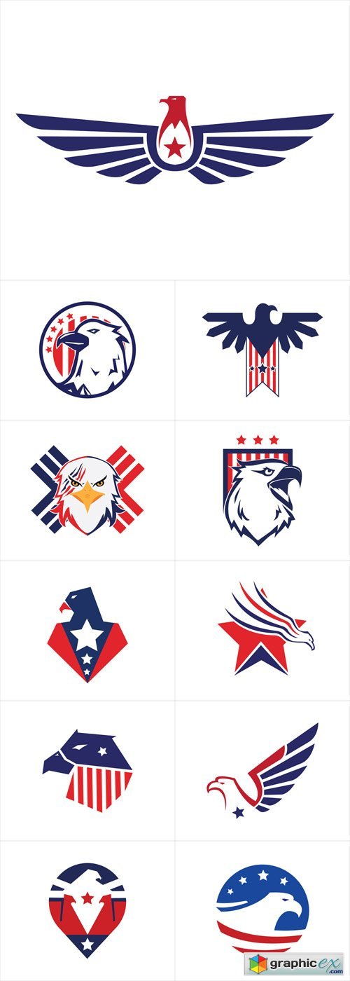 American Patriotic Logos