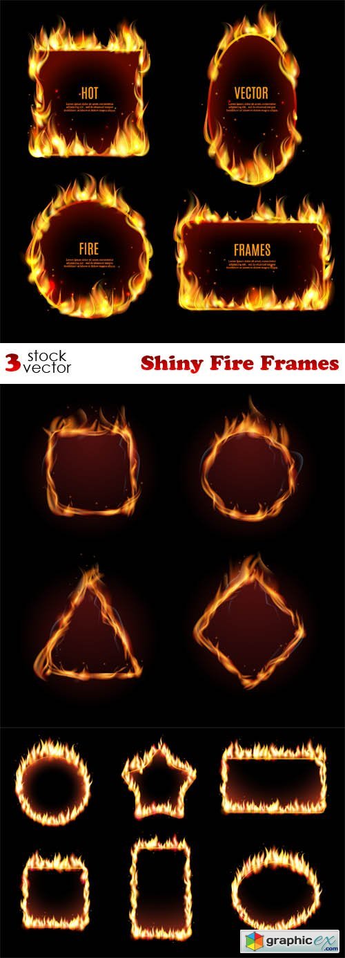 Shiny Fire Frames