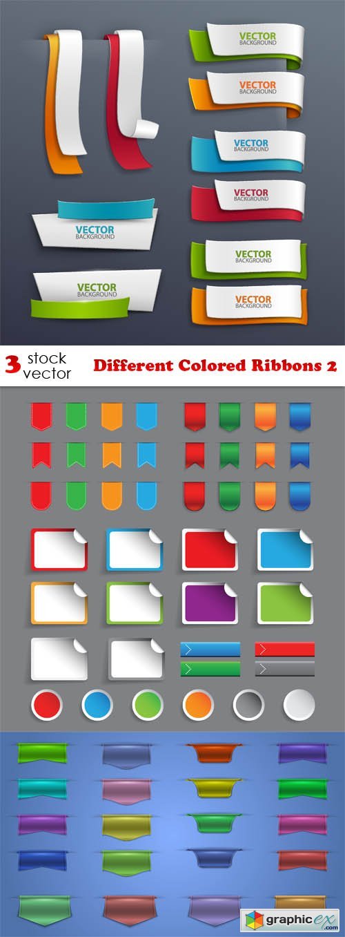 Different Colored Ribbons 2