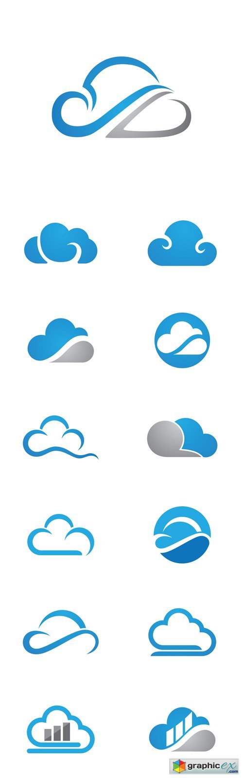 Cloud Technology Logo Template