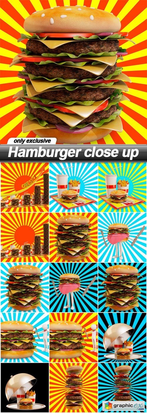 Hamburger close up - 15 UHQ JPEG