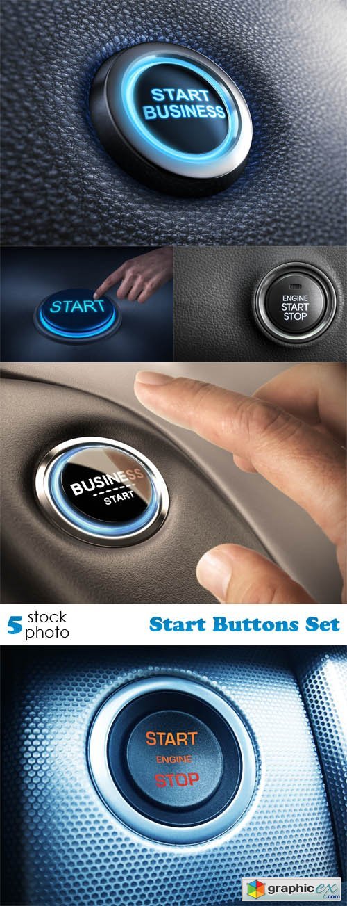Photos - Start Buttons Set