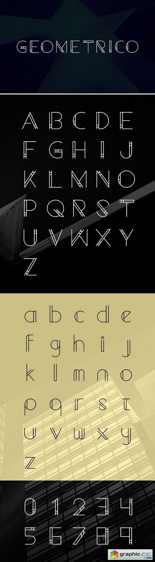 Geometrico font