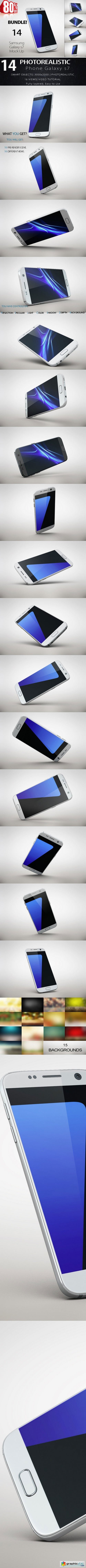 Bundle Samsung Galaxy s7 MockUp