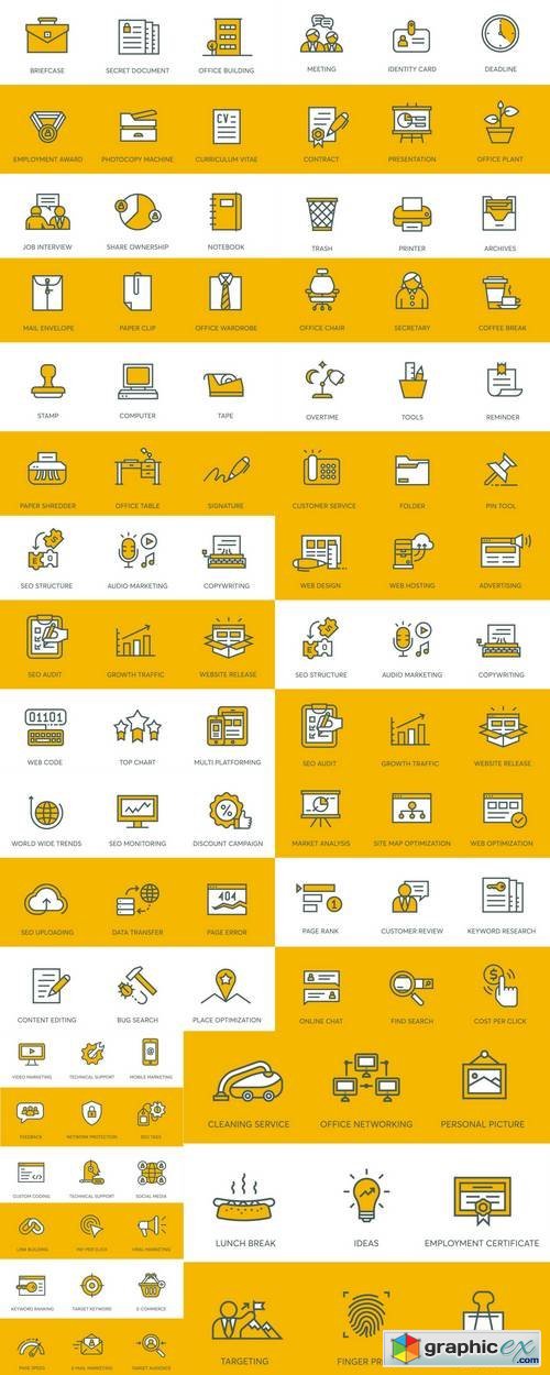 Office & SEO Icons
