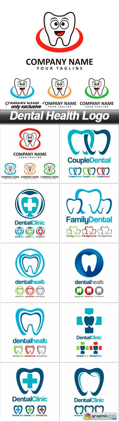 Dental Health Logo - 11 EPS