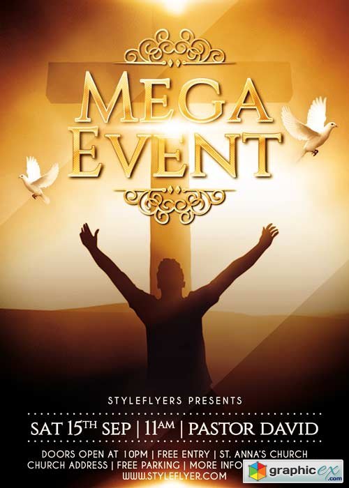 Mega Event V1 PSD Flyer Template