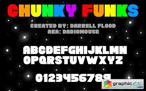 Chunky Funks Font