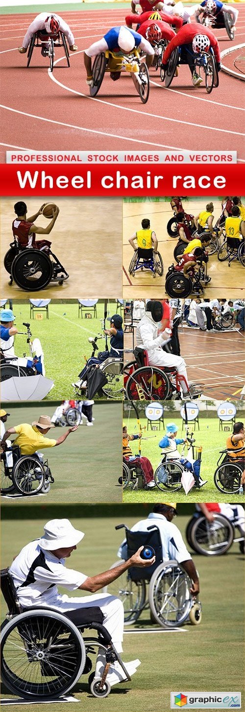 Wheel chair race - 8 UHQ JPEG