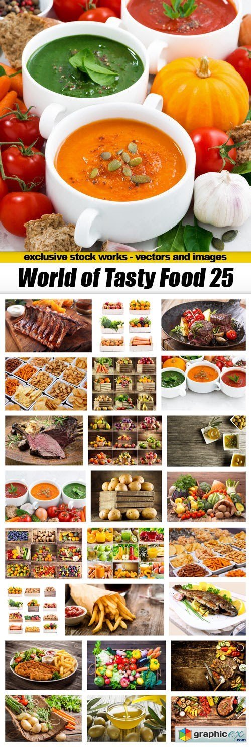 World of Tasty Food 25 - 25xUHQ JPEG