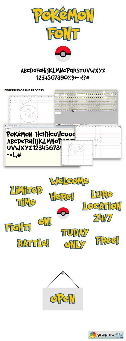 Pokemon GO Font