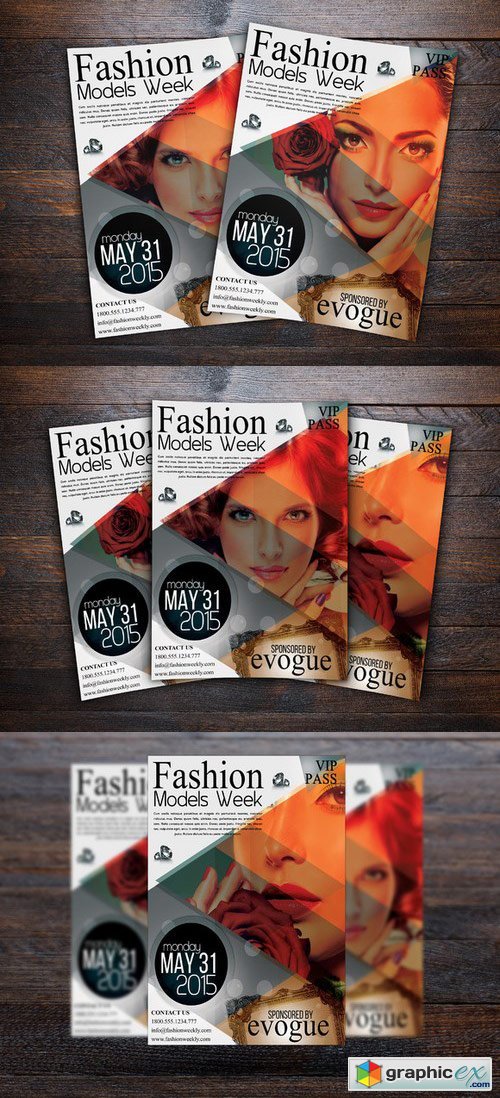 Fashion Models Week Flyer